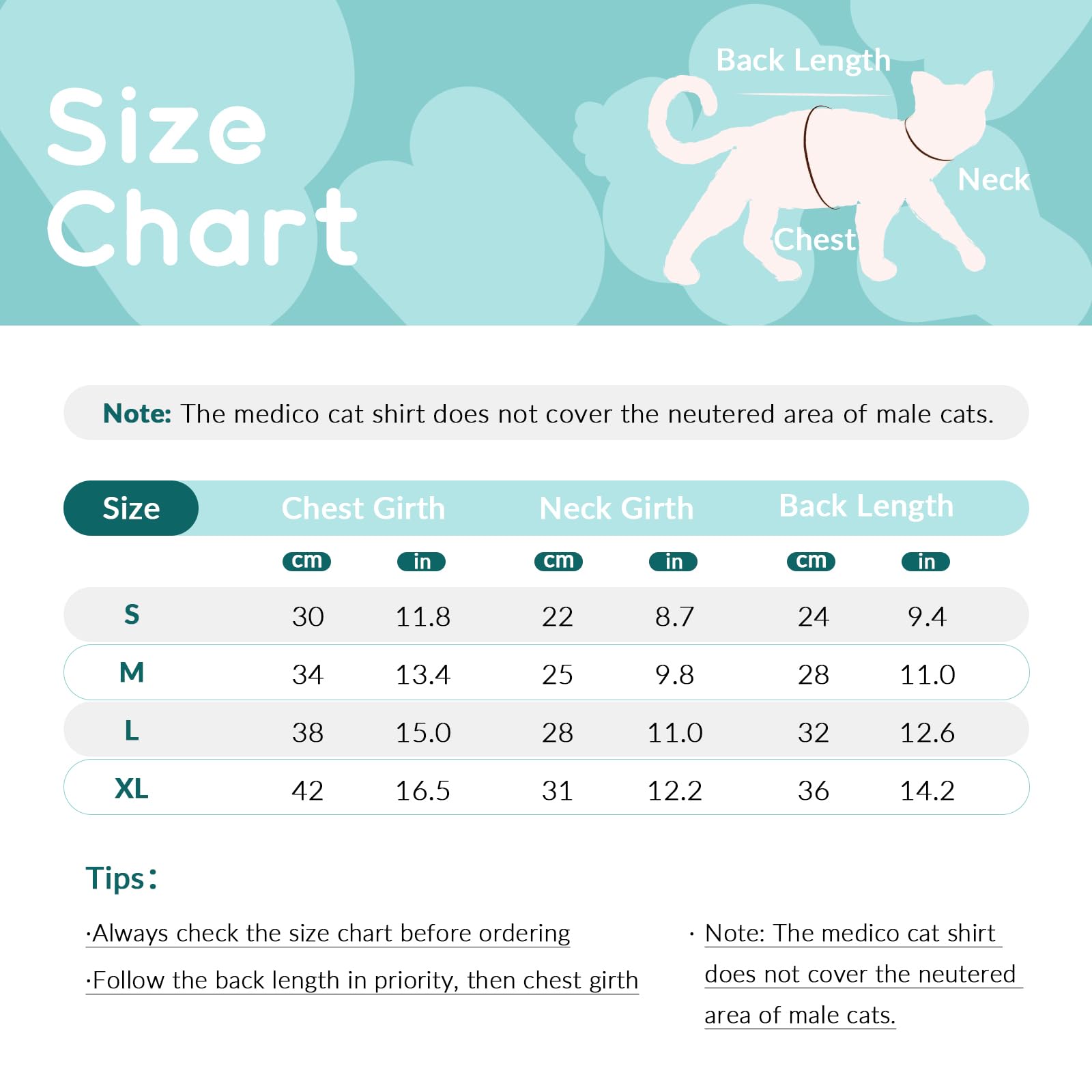 Body Post Operatoire Chat, Doux Body pour Chat Après Stérilisation Gilet de Récupération Manchon Récupération pour Pattes Avant, Empêche de Lécher Les Points de Suture(Vert, L)