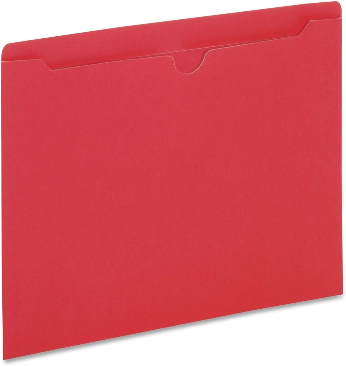 Pendaflex Colored File Jackets, Reinforced Tab, Flat, Letter Size, Red, 100 Jackets Per Box (B3010DTRED)