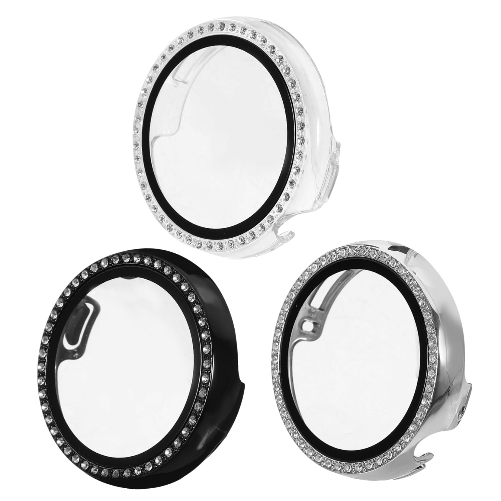 DOITOOL 15stücke Teiliges Rhinestone Uhrenhülle Für Watch Schutzhülle Mit Kristallen Kratzfest Und Leicht Für Optimalen Schutz Und Einfache Installation