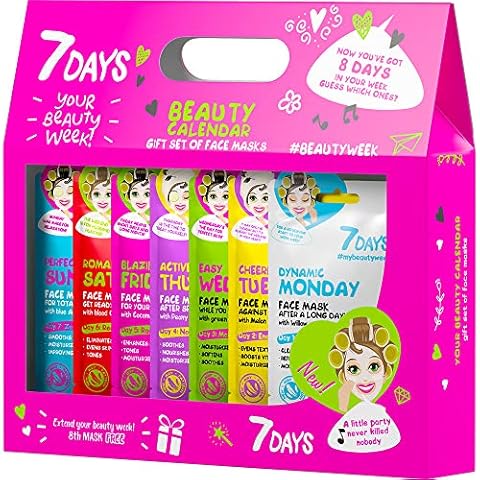 Kit de 8 Mascarillas Faciales 7DAYS Cover