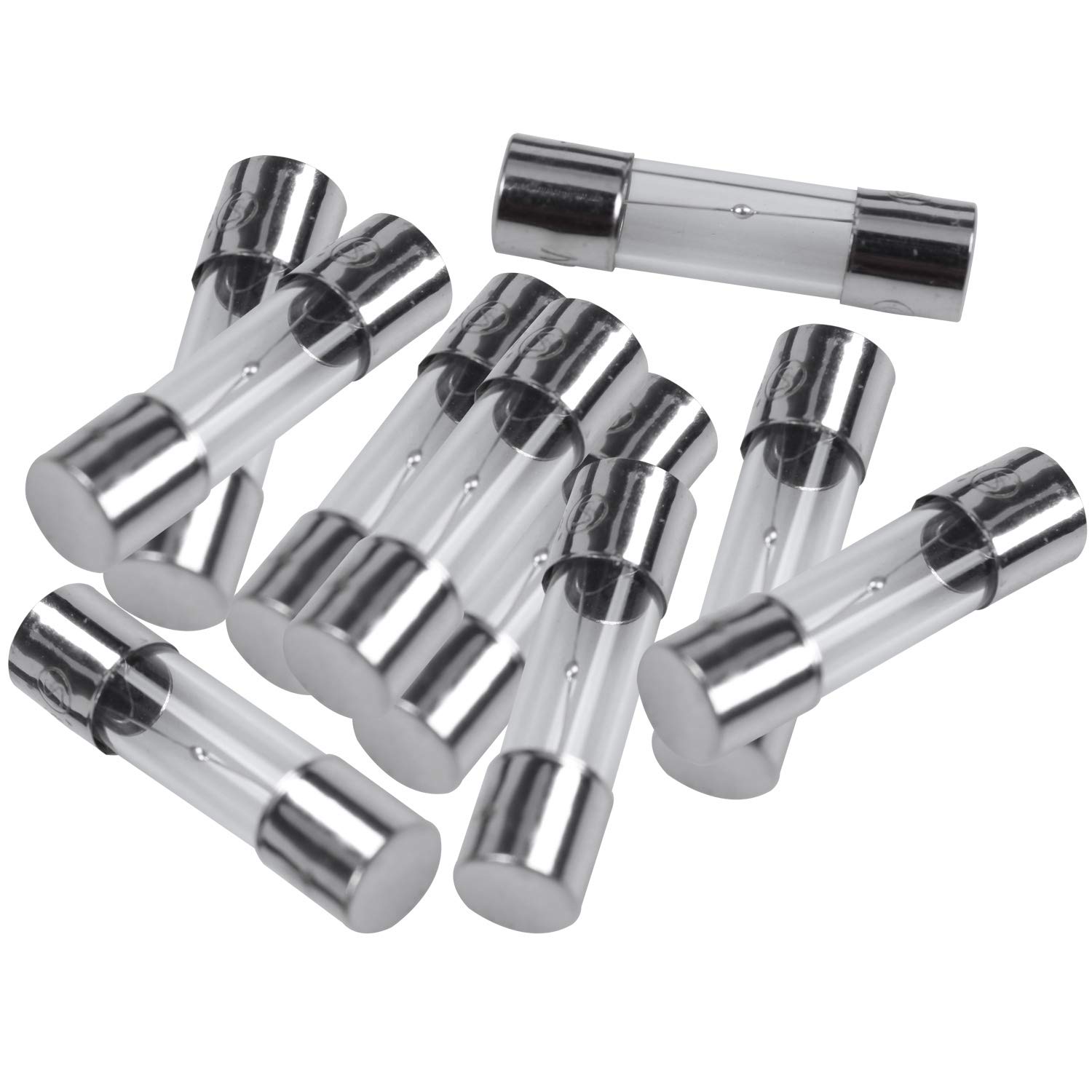 ALLNICE Kit 100 Fusibili A Cartuccia Vetro M5x20mm - 10 Valori (0.2A-15A) Per Auto, Elettronica, Sicurezza - Foto 8