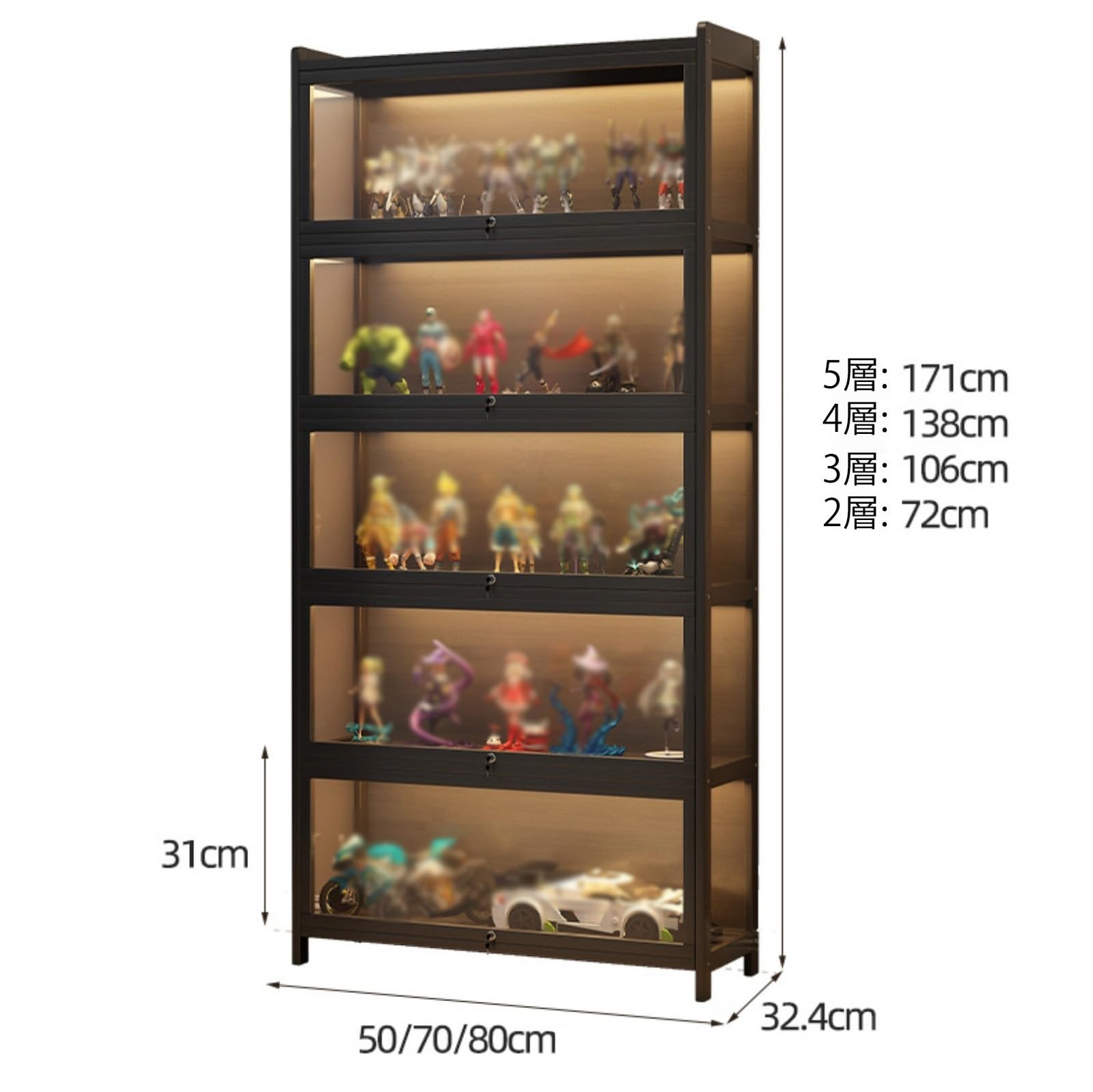 Amazon.co.jp: CTREVL レゴ キャビネット ショーケース