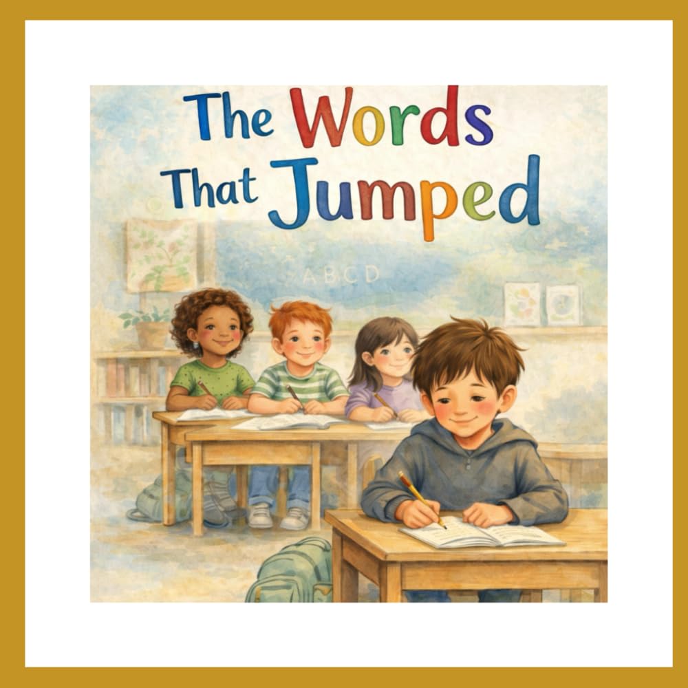 The Words That Jumped: A story about dyslexia as a superpower