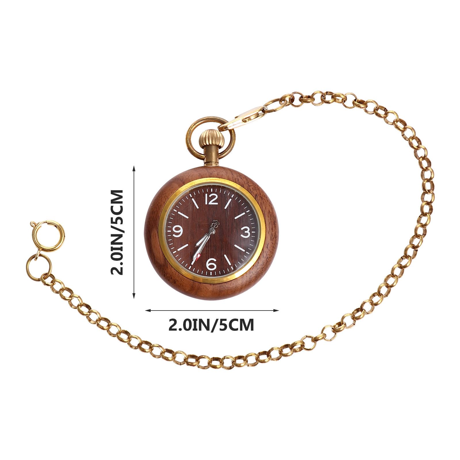 Baluue Reloj de Bolsillo Diseño Retro Vintage y Esfera de Aleación y Varios Estilos Movimiento de Cuarzo Adecuado para Uso Diario y Coleccionistas Varios Estilos