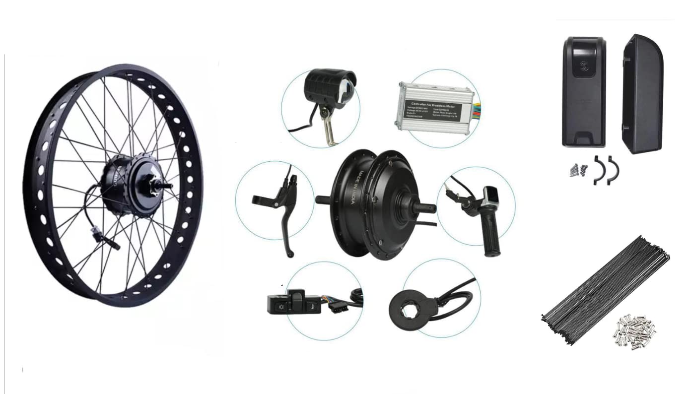 Shanti A1 Electric Cycles All Accessories Electric Cycle Kit for Fat