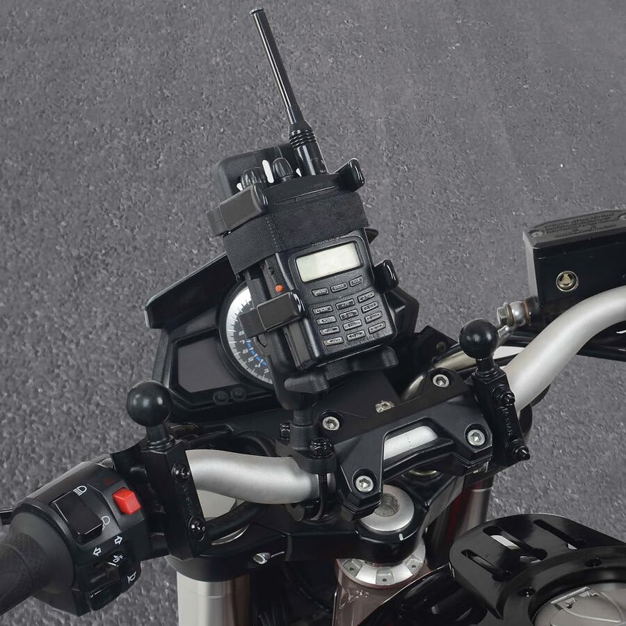 NOVAK Supporto Universale Rotante per Smartphone Super Strong per Tutte Le Moto e Scooter con manubri di Diametro compreso 20>27mm - Supporto Smartphone Auto