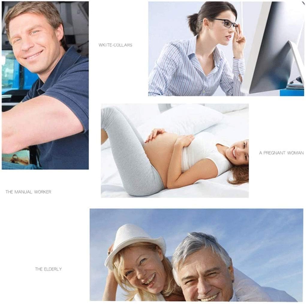 Lumbar Pillow-Car Waist Memory Foam Cushion Lumbar Cushion Car Back Cushion Waist Short Plush Lumbar(Gray)