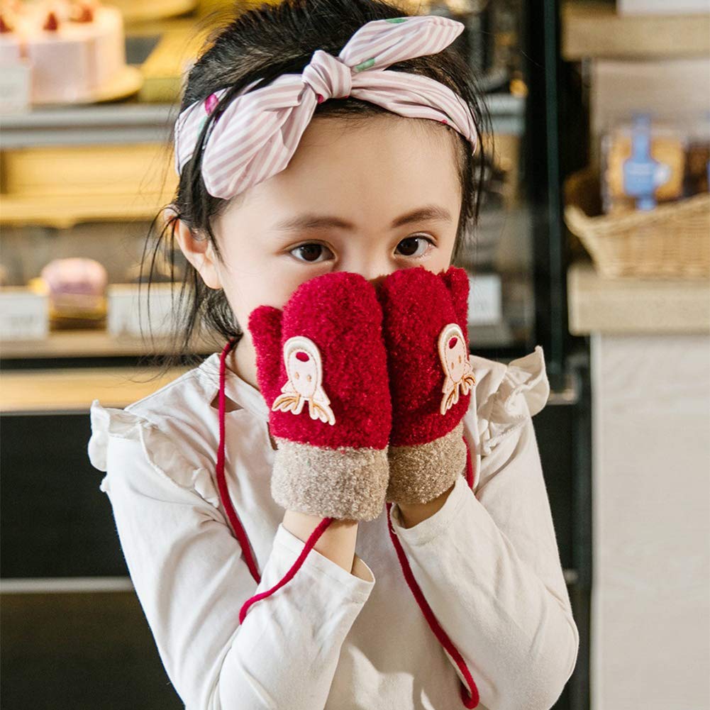 Accessoire Froid 0-2 Ans IBLUELOVER Moufles Enfant Hiver - Gants Doublure Polaire Avec Corde - Filles Garçons 1-5 Ans - Cadeau Noël Gants Polaire Bébé Accessoire Froid 0-2 Ans IBLUELOVER Moufles Enfant Hiver - Gants Doublure Polaire Avec Corde - Filles Garçons 1-5 Ans - Cadeau Noël Gants Polaire Bébé