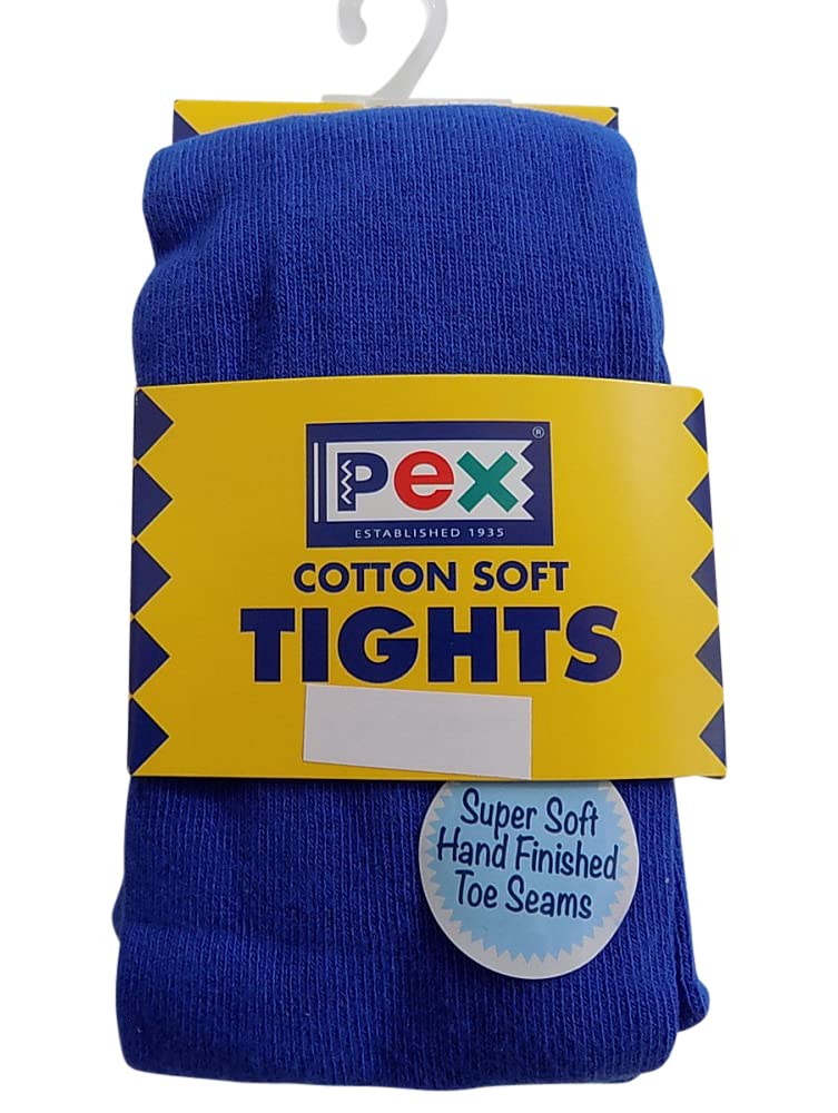 Pex Cotton Soft Tights Colour Royal Blue 5-7ys