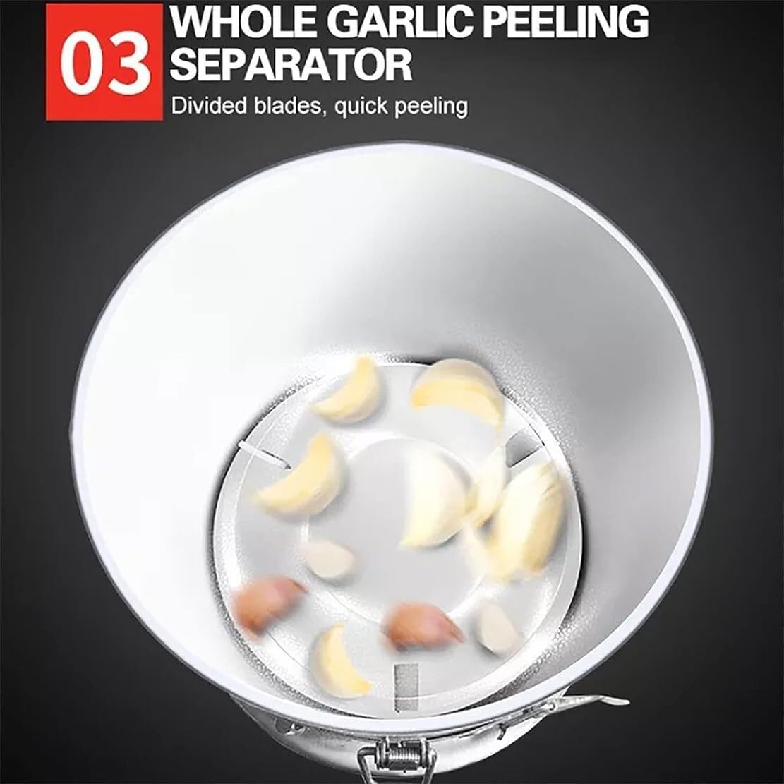 UMJIGF 200W Commercial Electric Garlic Peeler, 30KG/H Garlic Peeling Machine Electric Garlic Separator, Kitchen Garlic Peel,
