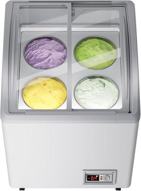 Commercial Ice Cream Freezer 5.5 Cu.Ft Display Case Commercial Ice Cream Freezer 5.5 Cu.Ft Display Case