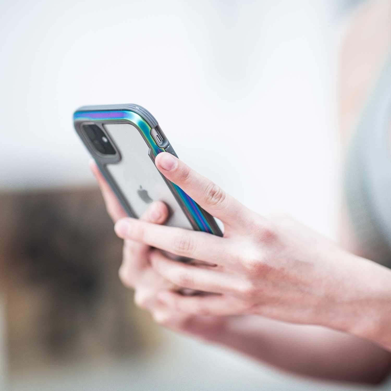 🔥 Raptic Shield for iPhone 11 Pro Max Case, Shockproof Protective Clear Case, Military 10ft Drop Tested, Durable Aluminum Frame, Anti-Yellowing Technology Case for iPhone 11 Pro Max, Iridescent Tесh Dеаlѕ 🔥 Raptic Shield for iPhone 11 Pro Max Case, Shockproof Protective Clear Case, Military 10ft Drop Tested, Durable Aluminum Frame, Anti-Yellowing Technology Case for iPhone 11 Pro Max, Iridescent