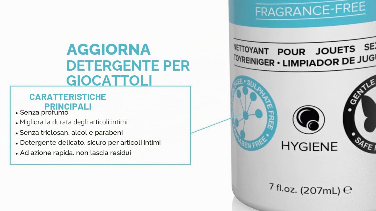 JO System E25032-Prodotti per la cura dei Sex Toys Prodotti per la cura dei Sex Toys Multicolore 207 ml
