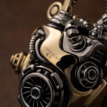 COPPERTIST.WU Mechanical Heart Pendant Necklace - Beating Heart