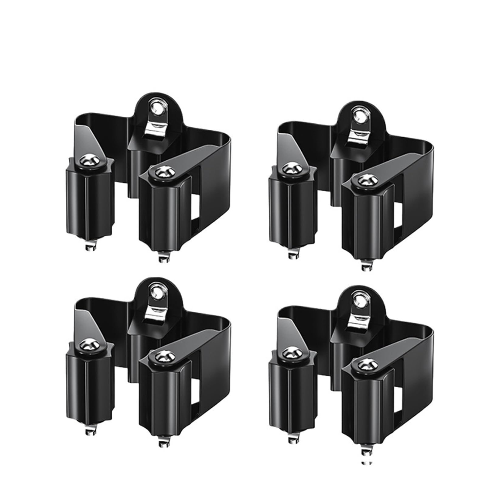 Zguouzantye 4Pcs-3 2 Pcs Punch-Free Wall Organizer For Mop Broom