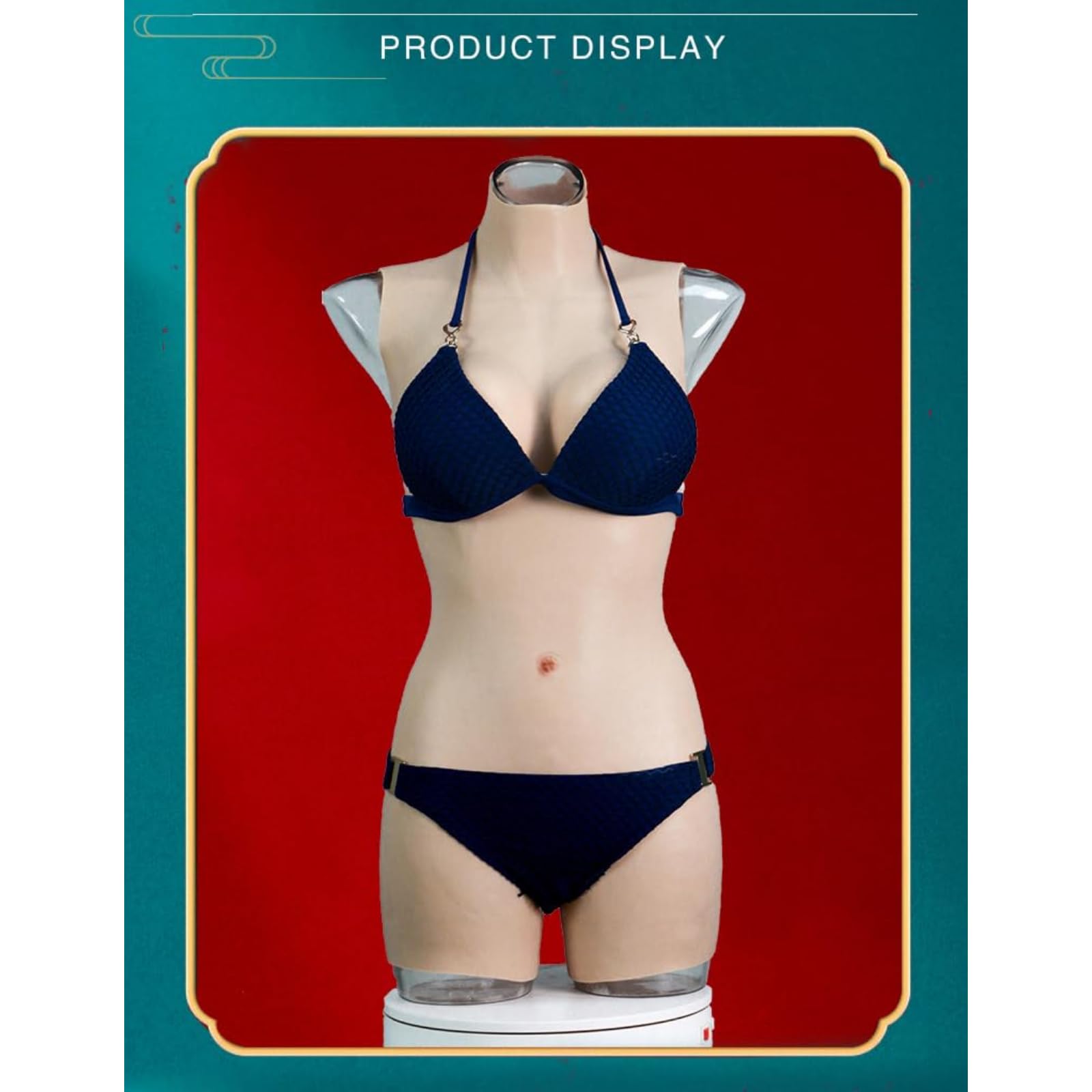 Body réaliste en silicone pour homme – Costume de crossdresser MTF une pièce – Faux seins pour cosplay et dragée, silicone de qualité médicale