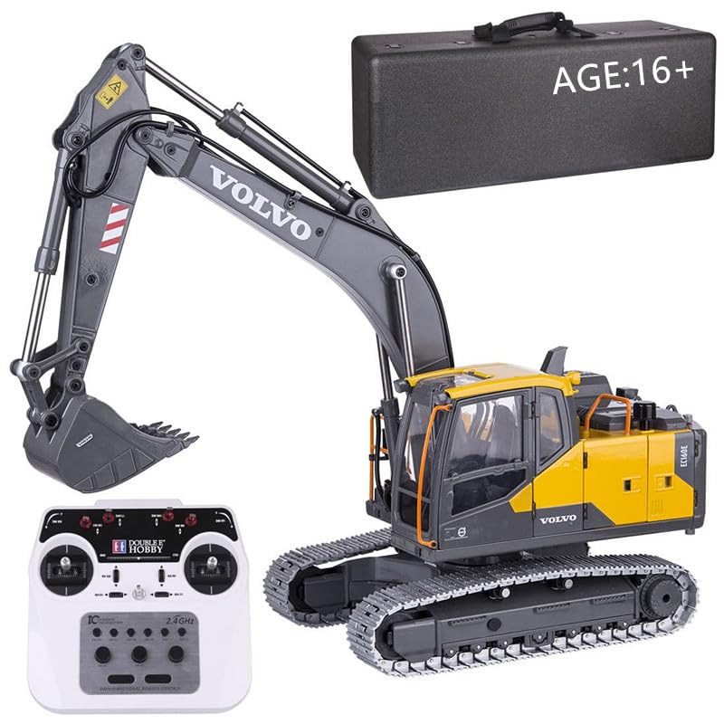 Akvanar 1:50 Metal Excavator Toy, Diecast Engineering Construction