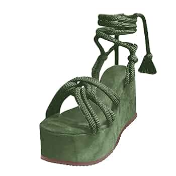 G.V.G.V. WIDE ANKLE STRAP SANDALS グリーン G.V.G.V. WIDE ANKLE STRAP SANDALS グリーン