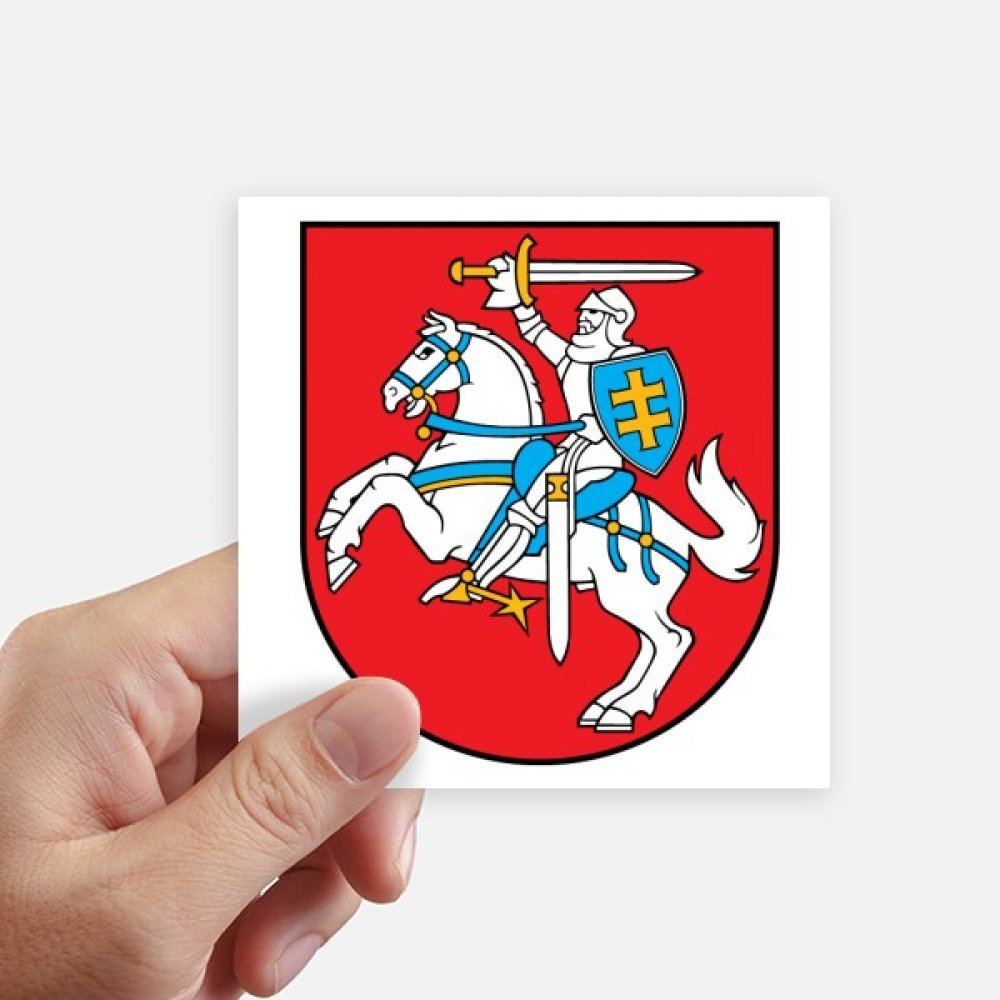 Sticker emblème national Lituanie de 10cm pour personnaliser sa valise