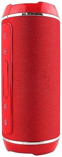VejiA High Power 40w Speaker Waterproof Stereo Bass USB/TF/AUX MP3 Portable Outdoor Column Music Player Subwoofer (Color : Argento) (A)