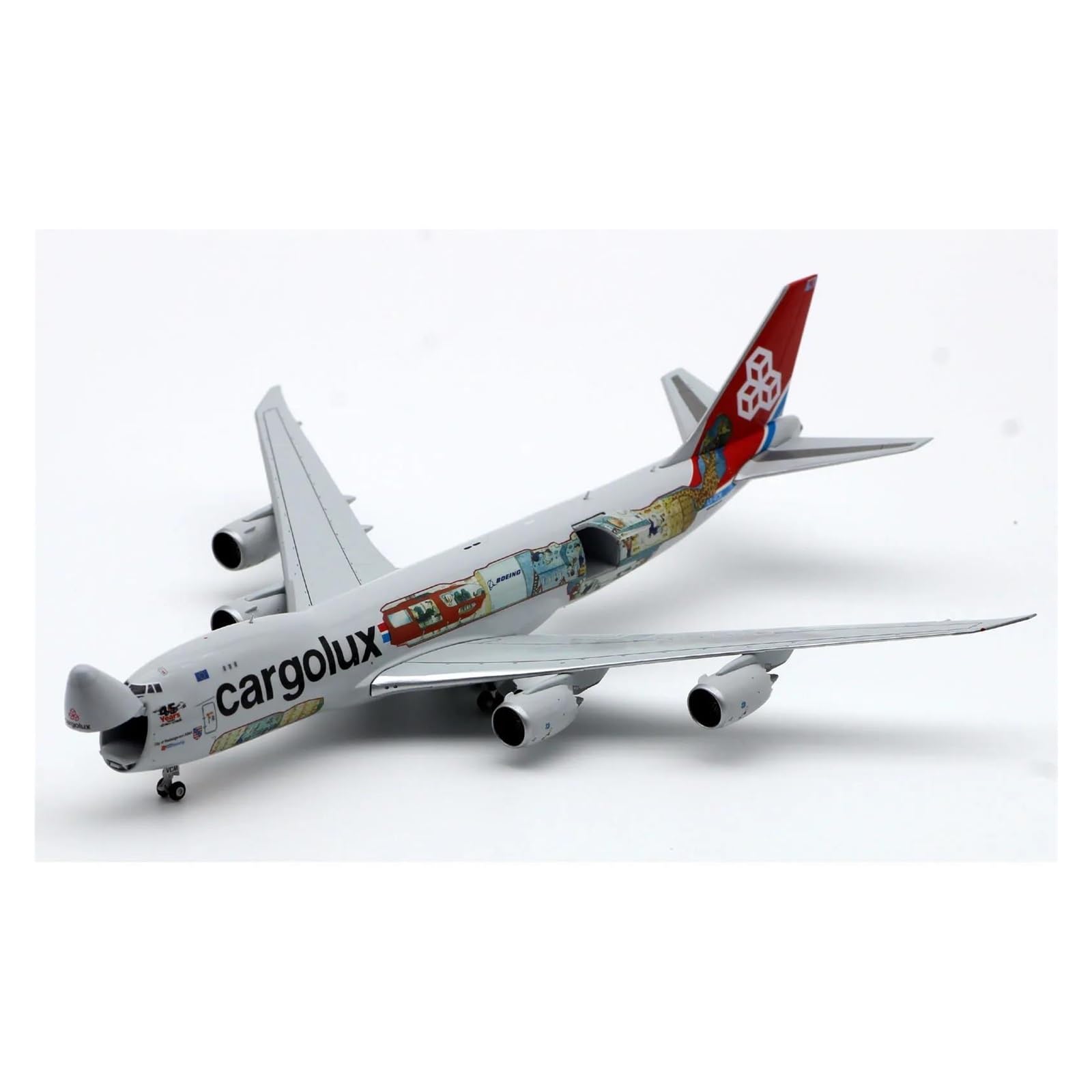 Scale Airplane Model 1:400 For Cargolux Interactive Series