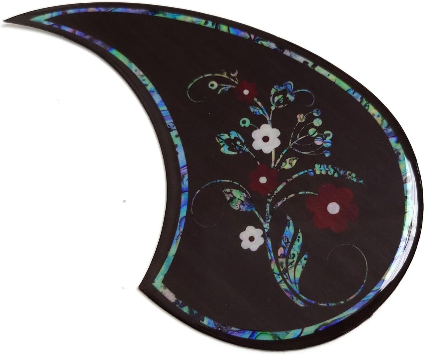 Battipenna per chitarra, Battipenna for chitarra acustica autoadesivo in PVC multicolore for Gibson Taylor Martin(Shell inlay)