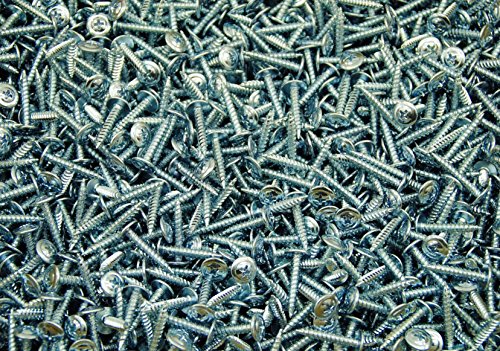 (1000) Phillips Mod Truss 8 x 1 Zip Screws Self-Piercing K-Lath Sheet Metal