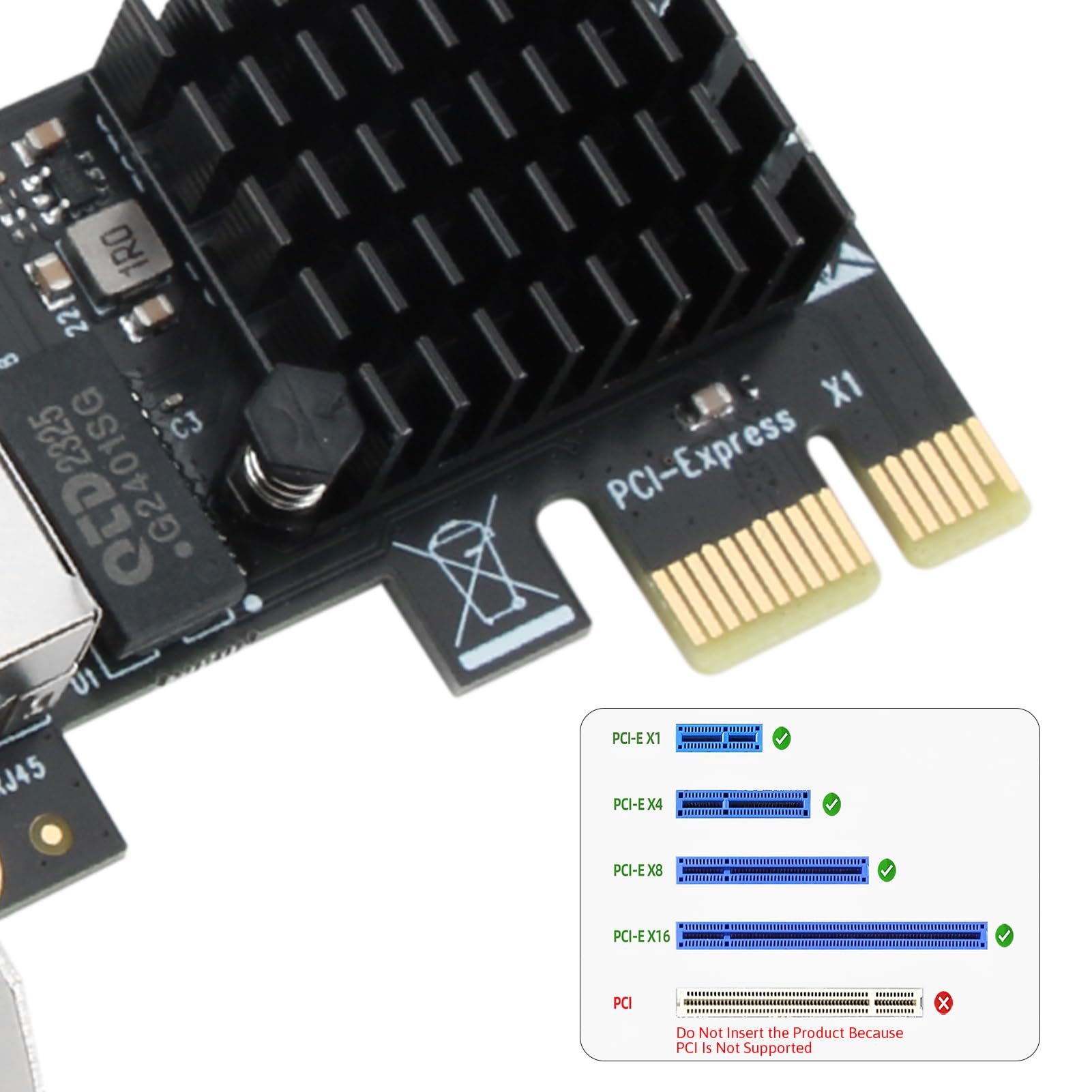 Carte réseau PCI à 1 port Gigabit Ethernet - 10/100/1000