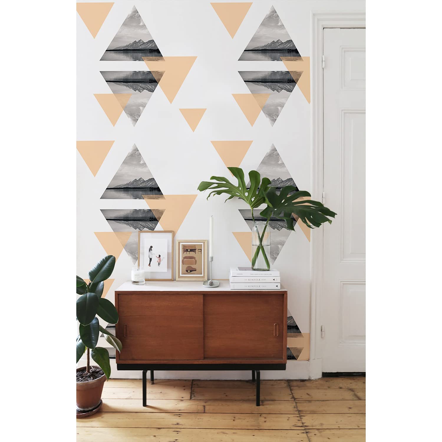 Papier peint muralo latex anti-imperfections 312x219cm pour renover mur de salon Coloray