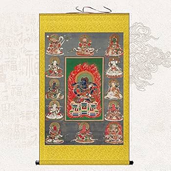 作者不詳 聖史郎 紺紙金銀泥 不動明王 画讃 掛軸 仏画 作者不詳 聖史郎 紺紙金銀泥 不動明王 画讃 掛軸 仏画