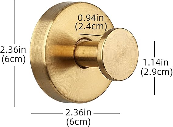 Gold Wreath-Hanger, Strong Stainless Steel Suction-Cup-Wreath-Hooks, 4 Pack Wreath-Door-Hanger Fall Halloween Christmas Decorations, Welcome Sign for Front Door Indoor Outdoor (4 Gold, 4)