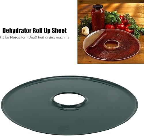 Miniatura 3 de Fdit Hojas deshidratadoras de alimentos, hojas redondas de deshidratador de silicona, alfombrillas deshidratadoras de frutas, bandeja deshidratadora