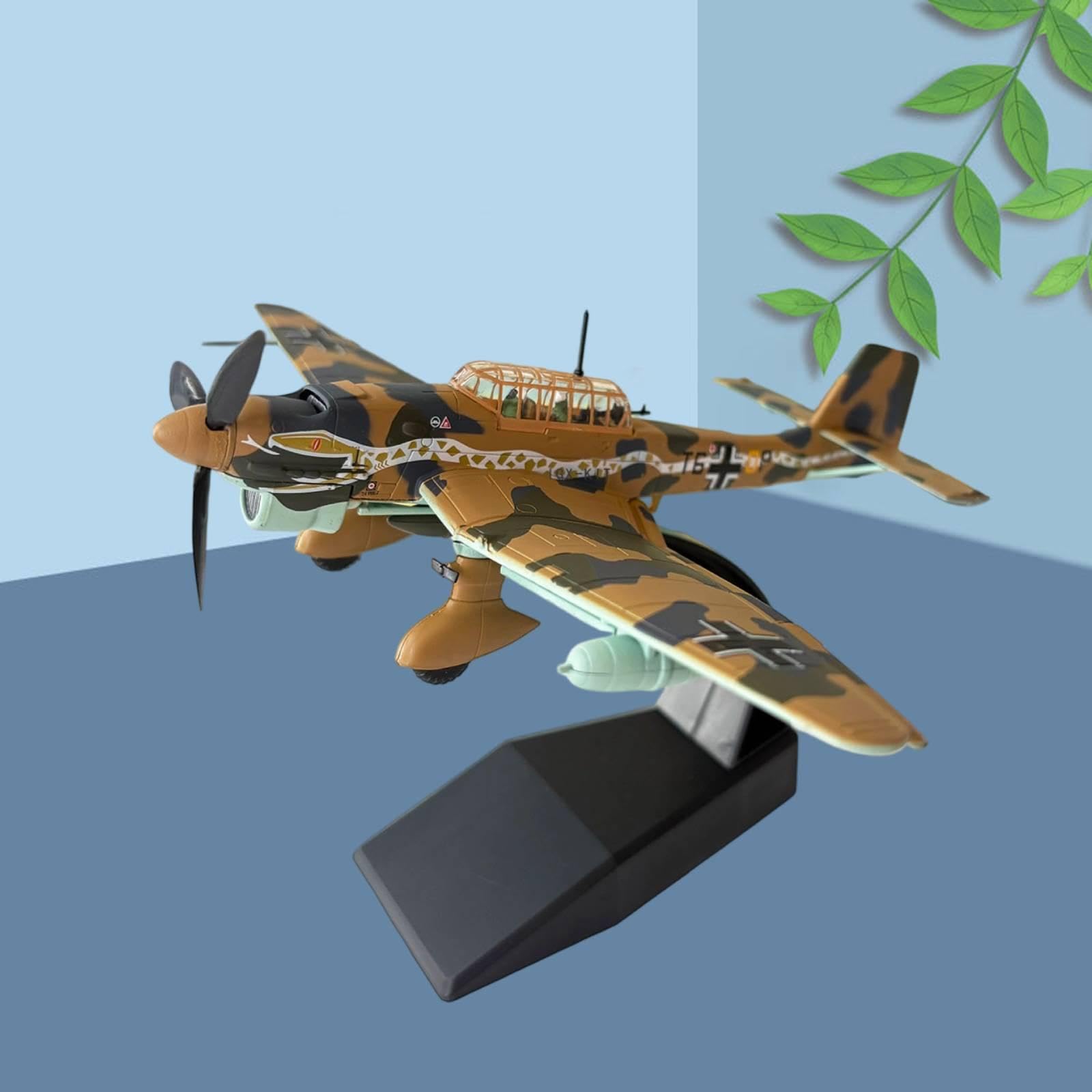 Modellino di Aereo da Caccia in 1/72, assemblaggio Realistico, Giocattolo da Costruire per la Camera da Letto, la mensola, e, Style C