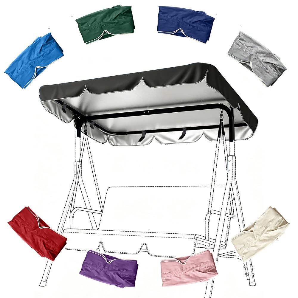 Funda de repuesto para columpio jardin 190x132 cubierta impermeable de balancin
