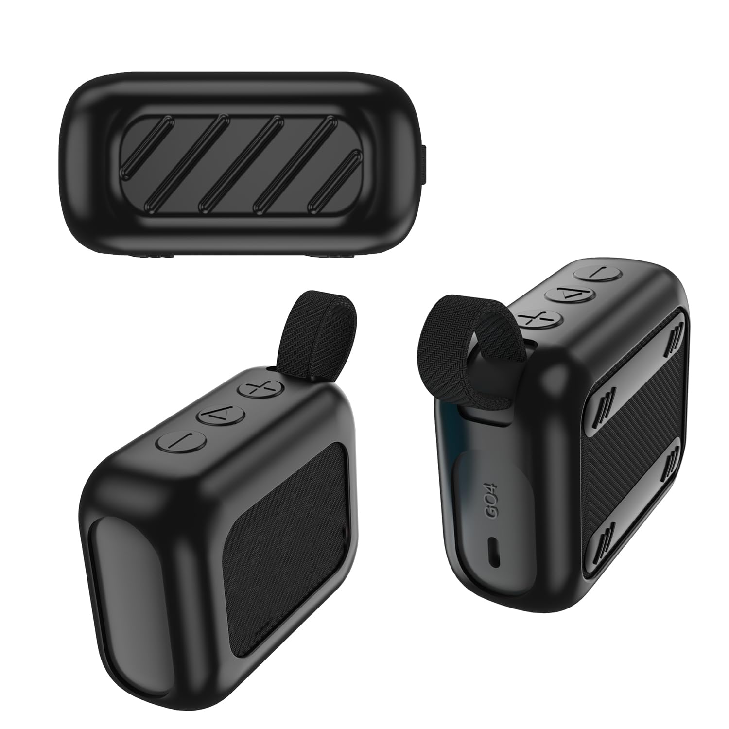 Custodia In Silicone Per JBL Go 4 - Leggera, Con Moschettone, Protezione Da Graffi E Urti