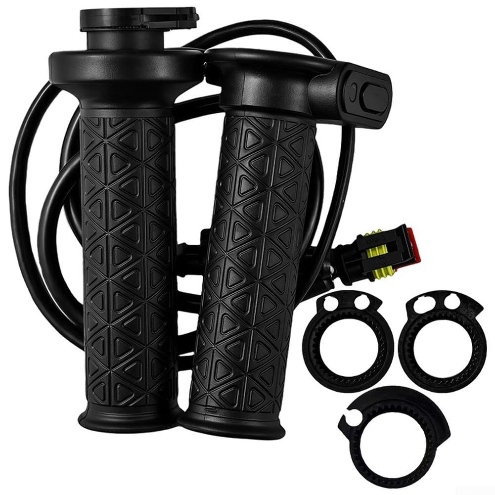 Manopole riscaldate per moto da cross e scooter, tecnologia Quick Heat Technology Cold Weather Gear Fit Black Pair