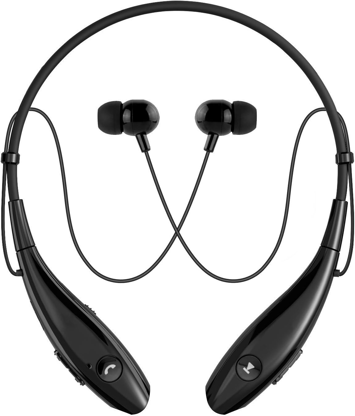 Bluetooth Headphones Sportop Wireless Sports Earphones in Ear Wireless Earbuds 4.2,Best Wireless Sports Earphones w/Mic for Gym Running Workout Noise Cancelling Headsets