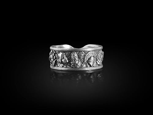 Miniatura 6 de BySilverStone Jewelry - Anillo de mitología griega para hombres, anillo de dioses del Olimpo griego antiguo en anillo de plata de ley, regalo