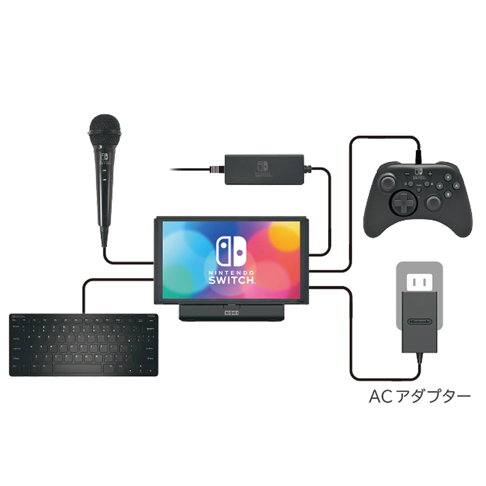 Nintendo Switch 本体　グレー　テーブルモード用ハブスタンド付き 本日発売】株式会社ホリ から テーブルモード専用 ポータブルUSB