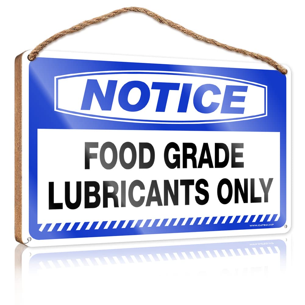 Dtha One Color Wood For Crafts Signs Notice Food Grade Lubricants Only Wooden Sign Wood Signs For Home Decor Outdoor Hanging Sign(15X28cm)
