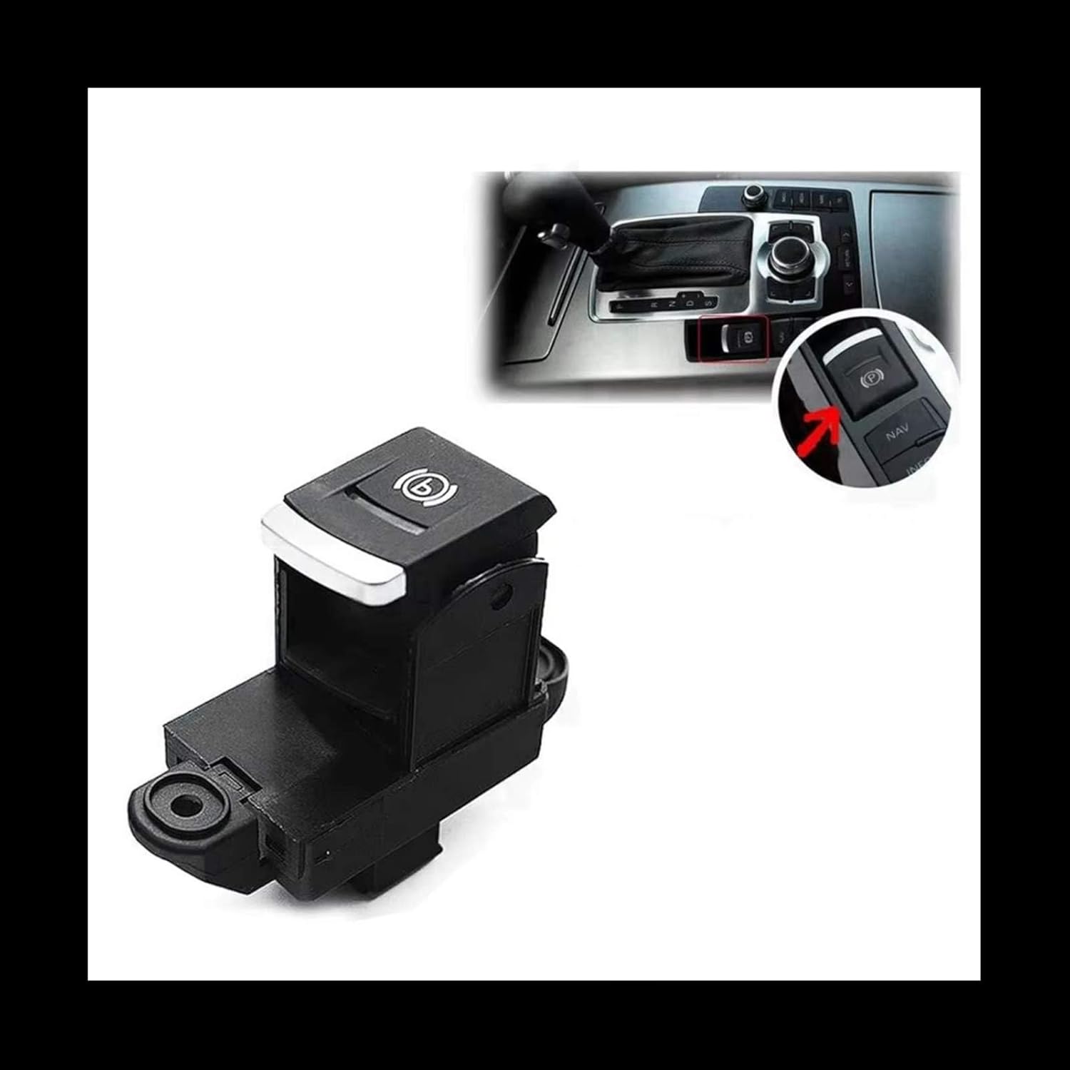 Car Accessories Compatible with A6 for Allroad for Quattro 4F1927225C Car Electronic Handbrake Switch Parking Brake Button