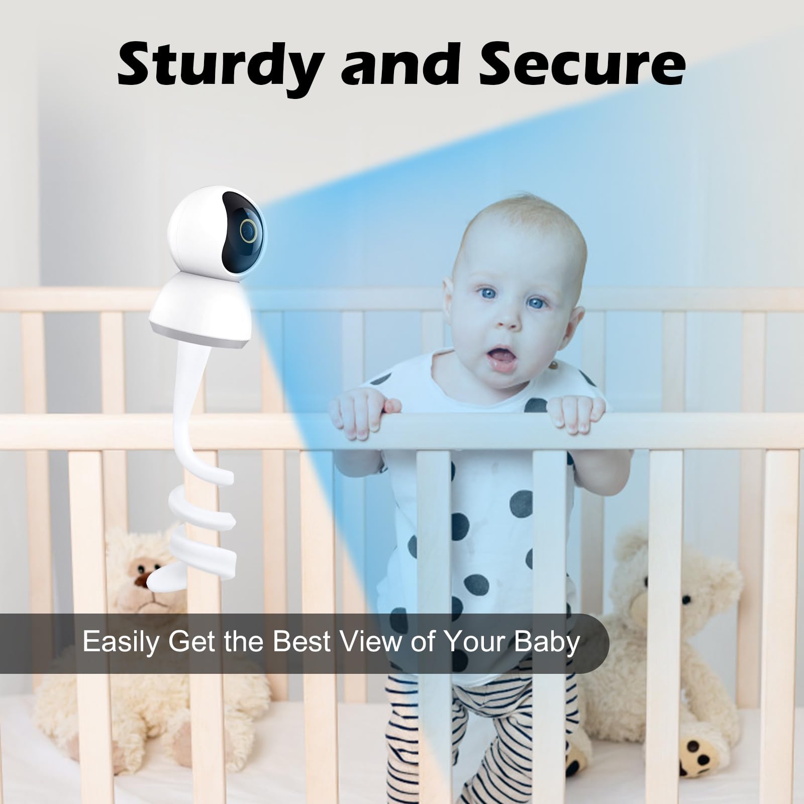 Supporto Flessibile Per Baby Monitor - Universale, Regolabile, Per Presepi Senza Forare