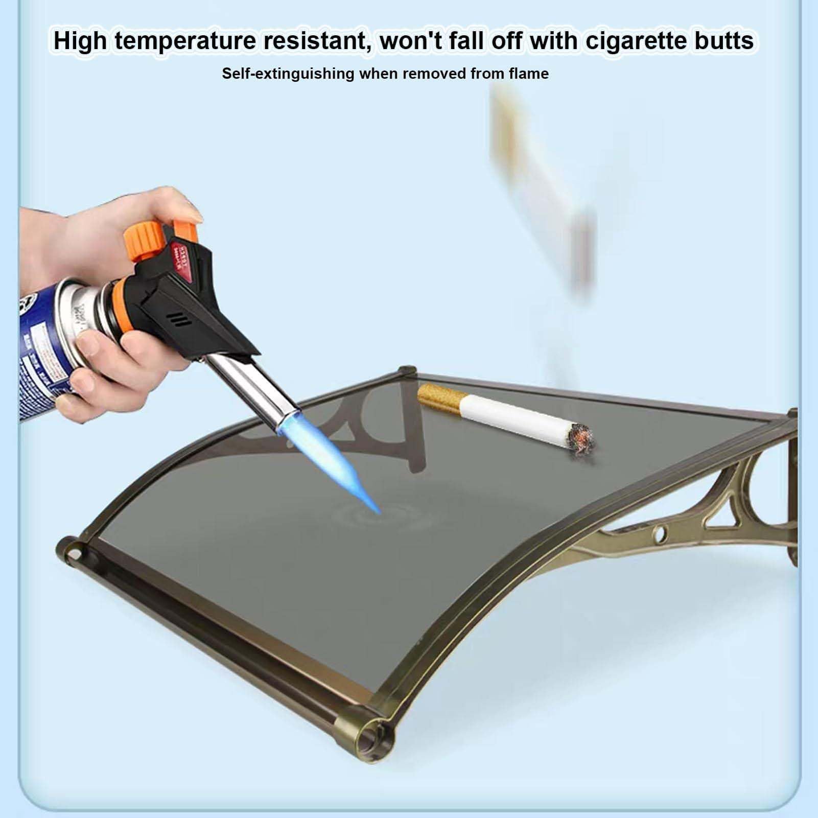 Elegant Front Door Awning, Porch Rain Shelter, Aluminum Frame with Solid Polycarbonate Panels, UV Resistant, Windproof, Typhoon Resistant, Shields Entrance From Sun And Rain