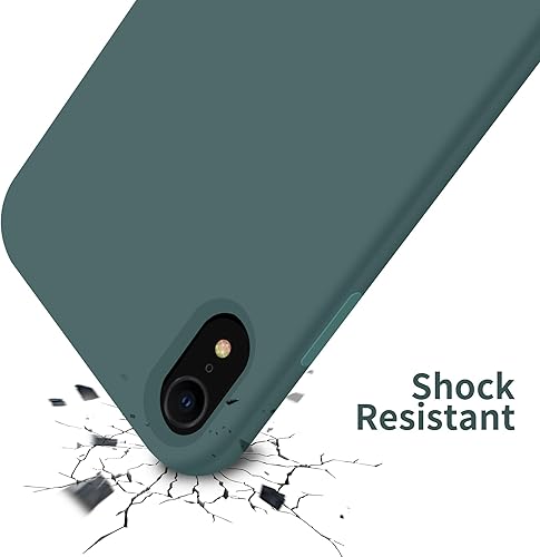 Miniatura 8 de OTOFLY Funda para iPhone XR, Protección contra Caídas de Grado Militar, Funda Protectora con Parachoques de Cuerpo Completo de Goma de Silicona