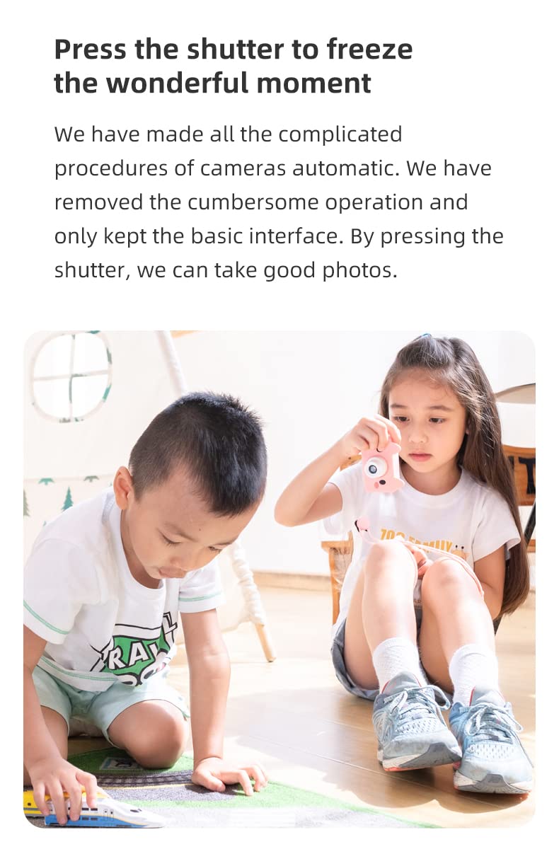Fotocamera per bambini, 32 MP, 1080P, fotocamera digitale per bambini con schermo touch IPS da 2 pollici, scheda TF da 32 GB, cordino, facile da usare, regalo per bambini, verde