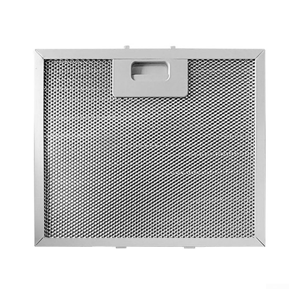 Stainless Steel Range Hood Grease Filter, 400 x 300 x 9 mm Metal Mesh Extractor Vent Filter for Cooker Hoods – Silver, 5-Layer Aluminized