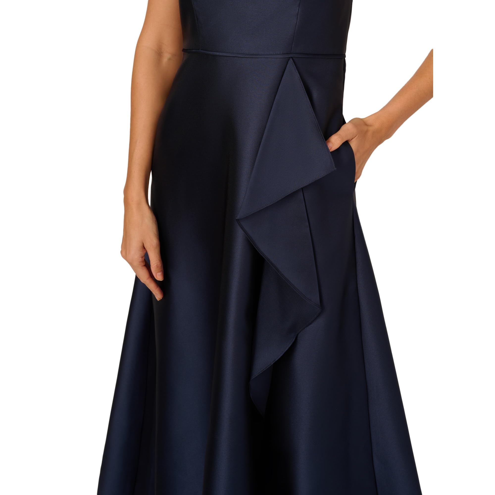 Adrianna Papell One Shoulder Mikado Gown Vestido para ocasión Especial Mujer