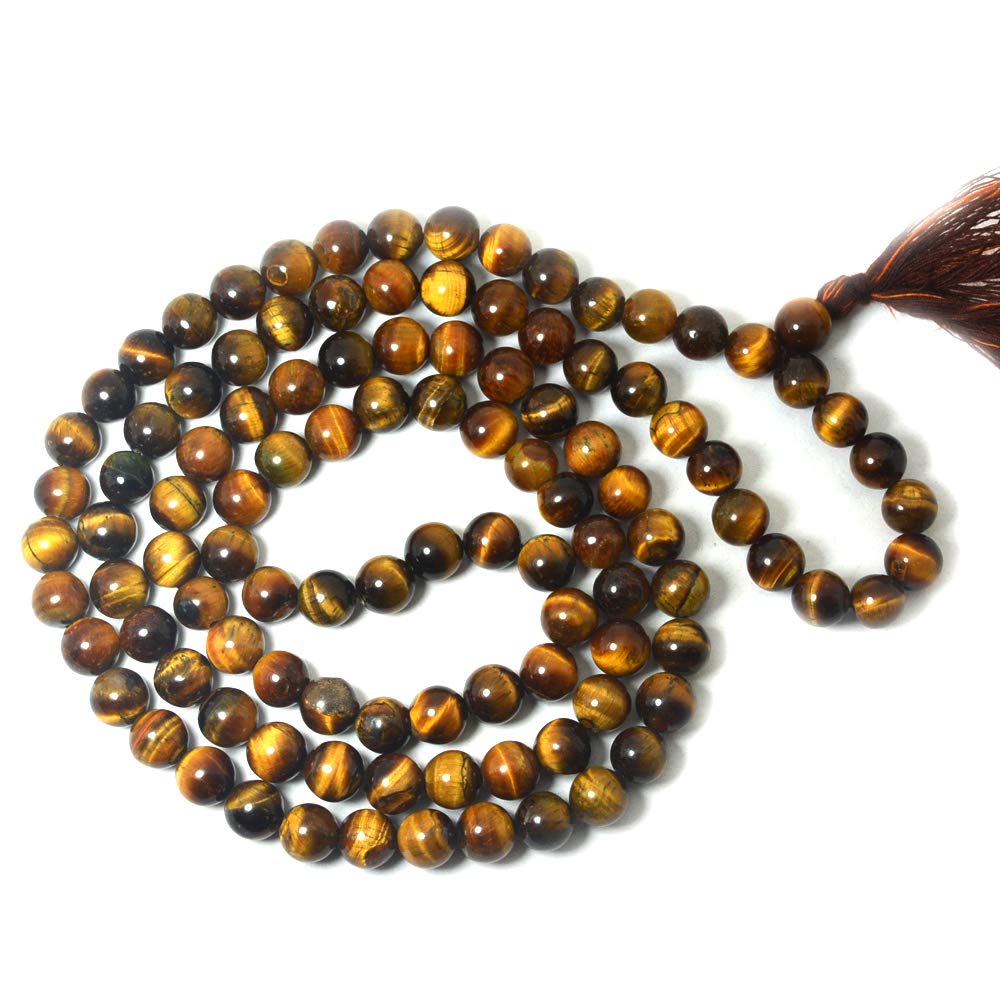 Reiki Crystal Products Tiger Eye 8 mm Stone Mala Crystal Mala 108 Beads Jaap Mala for Reiki Healing and Crystal Healing Stone (Color : Golden & Brown) (B07L5JJ2X3) Amazon Price History, Amazon Price Tracker