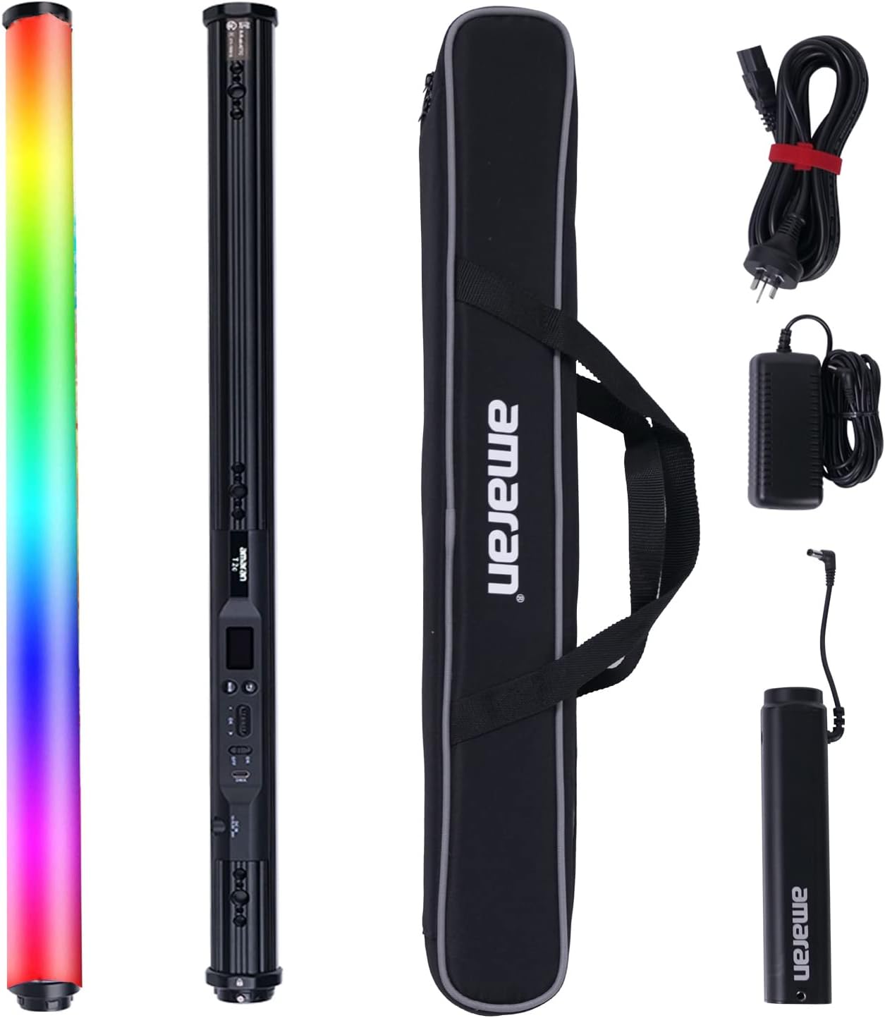 Aputure Amaran T2C RGBWW LED Tube Light 2500K to 7500K, Support APP and DMX Control (T2C 20W 23.6"/60CM)