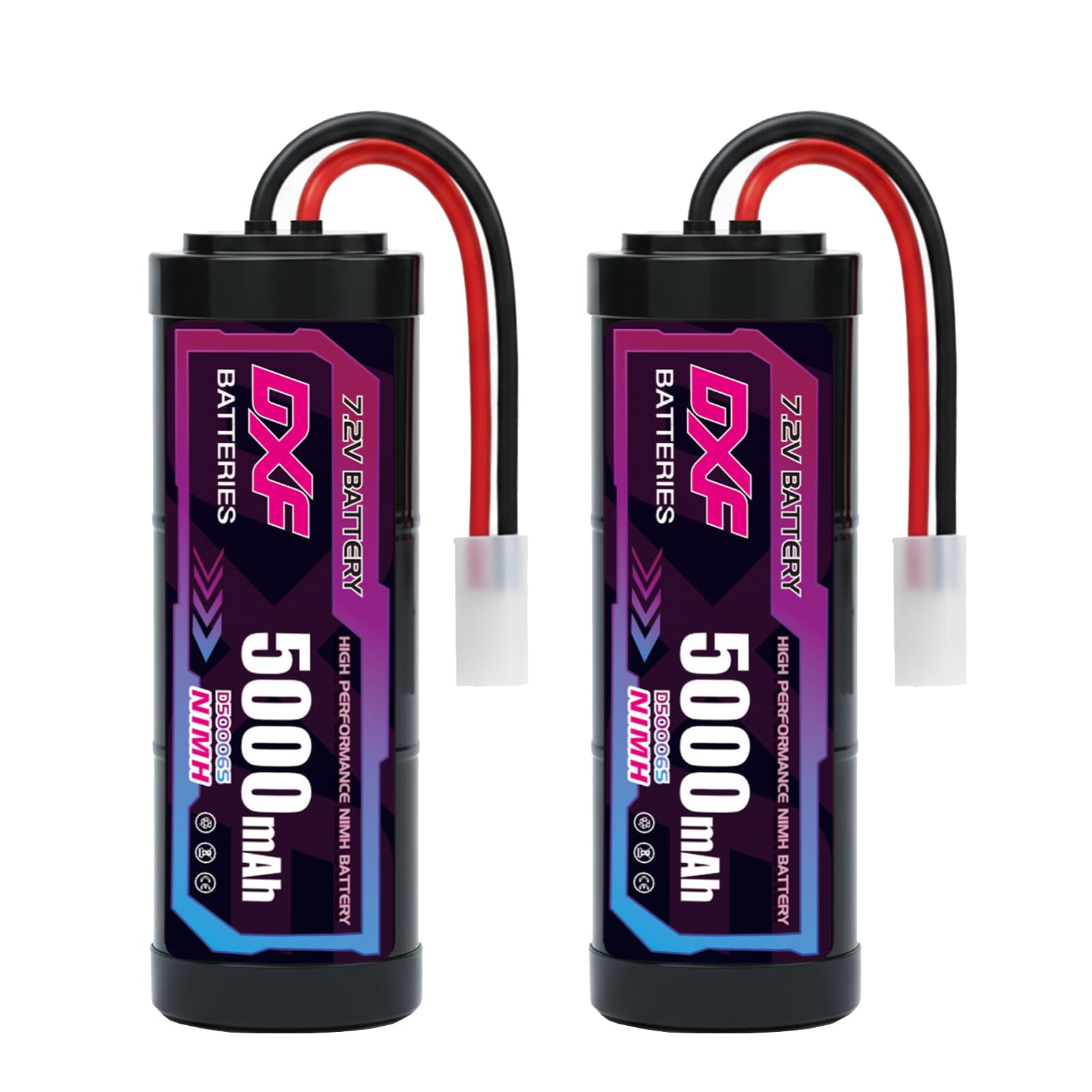 Amazon.co.jp: DXF ラジコン バッテリー 7.2V 5000mAh 大容量 ニッケル